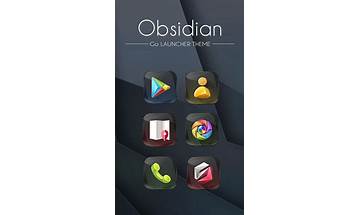 Obsidian Go Launcher Theme for Android - Download the APK from Habererciyes
